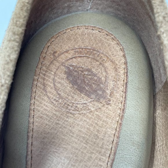 Nurture Womens Tan Taupe Suded Padded Comfort  Heel Pump  size 9.5 - Picture 3 of 8